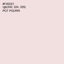 #F2E0E1 - Pot Pourri Color Image